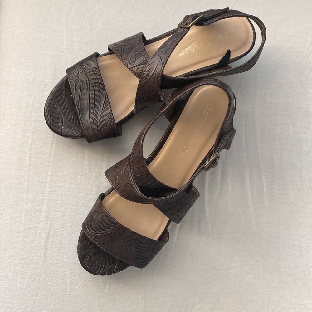 Bella vita sandals, brown. - Picture 2 of 7